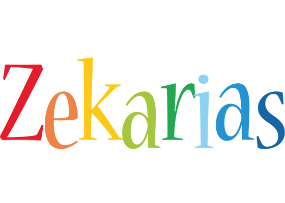 Zekarias birthday logo