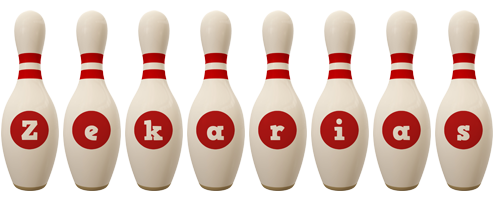 Zekarias bowling-pin logo