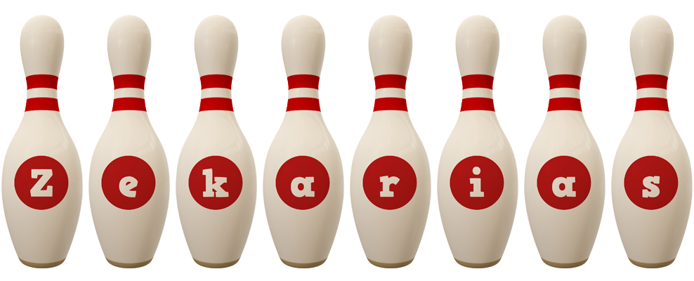 Zekarias bowling-pin logo