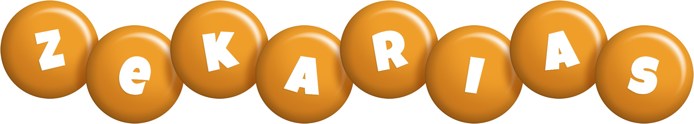 Zekarias candy-orange logo
