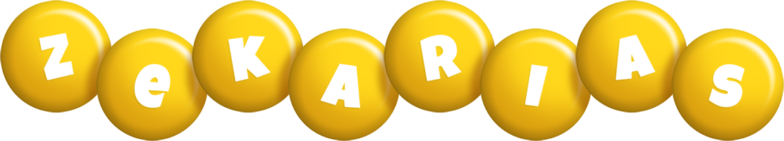 Zekarias candy-yellow logo