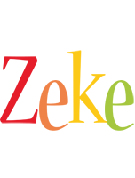 Zeke birthday logo