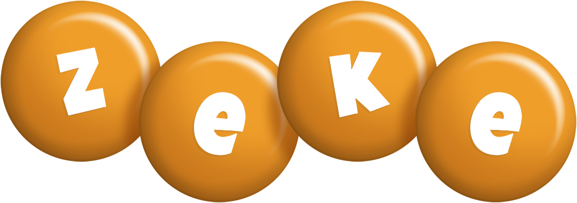 Zeke candy-orange logo