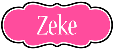 Zeke invitation logo