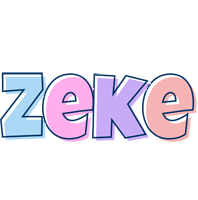 Zeke pastel logo