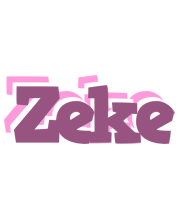 Zeke relaxing logo