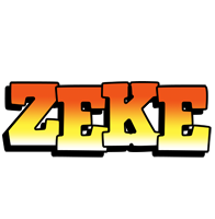 Zeke sunset logo