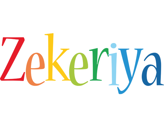 Zekeriya birthday logo