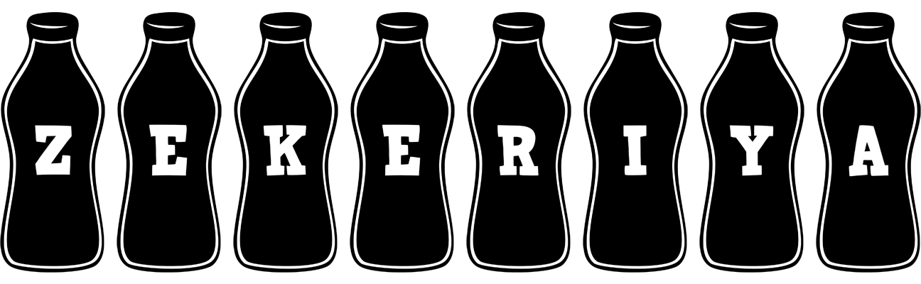 Zekeriya bottle logo