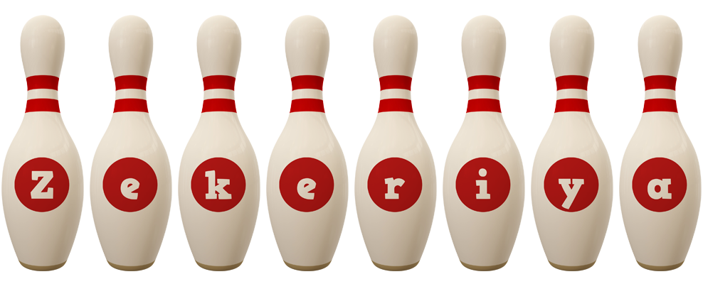 Zekeriya bowling-pin logo