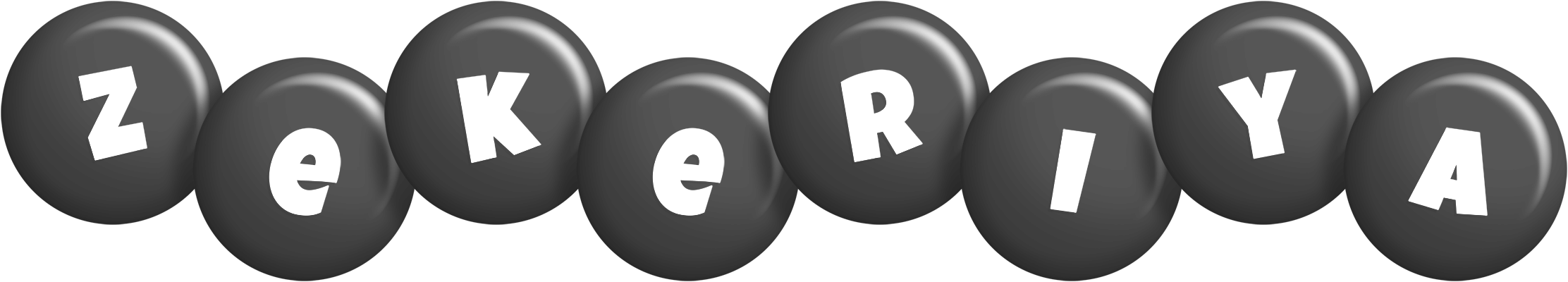 Zekeriya candy-black logo