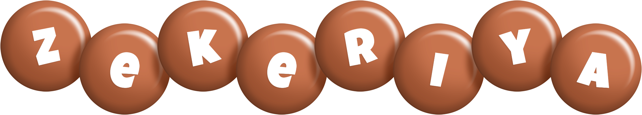 Zekeriya candy-brown logo