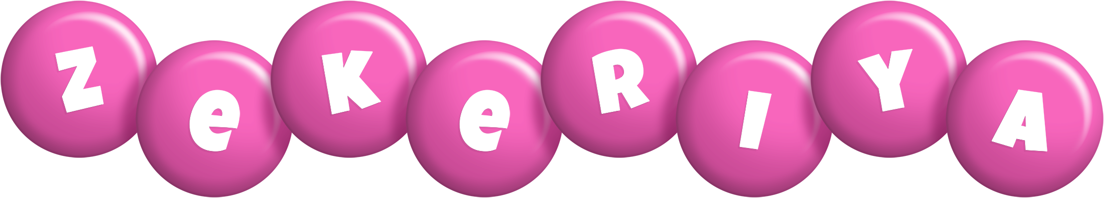 Zekeriya candy-pink logo