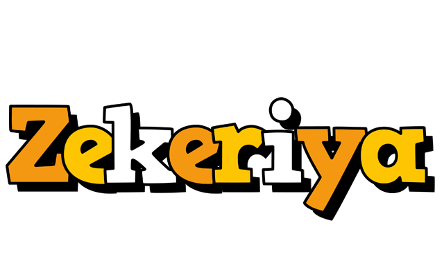 Zekeriya cartoon logo