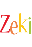 Zeki birthday logo