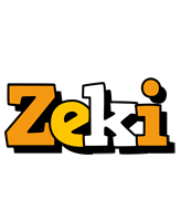 Zeki cartoon logo