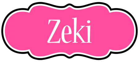 Zeki invitation logo