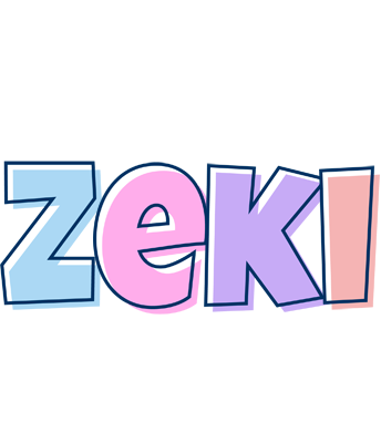 Zeki pastel logo