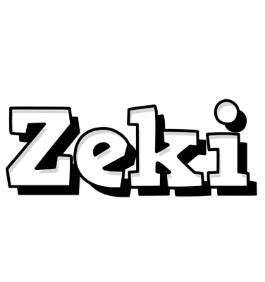 Zeki snowing logo