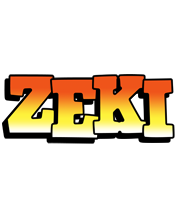 Zeki sunset logo