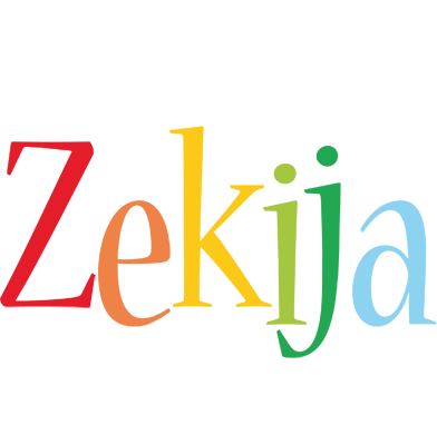 Zekija birthday logo