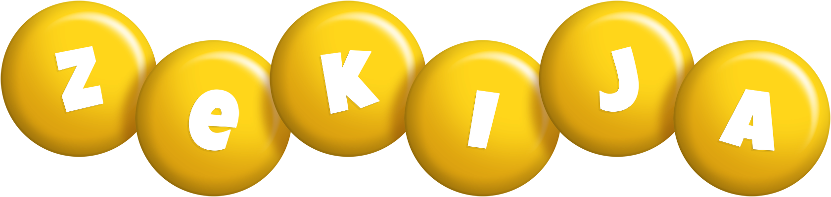 Zekija candy-yellow logo
