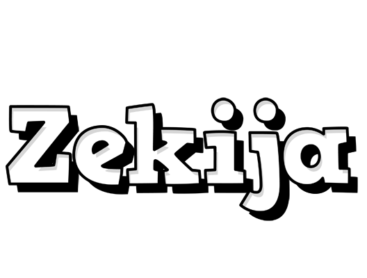 Zekija snowing logo
