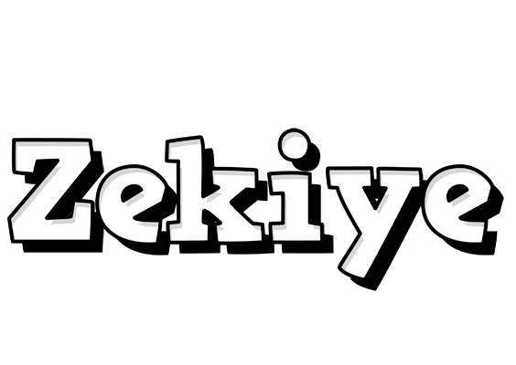 Zekiye snowing logo