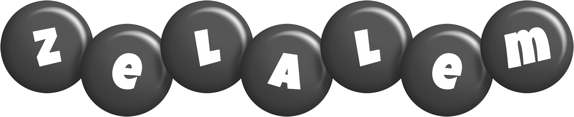 Zelalem candy-black logo