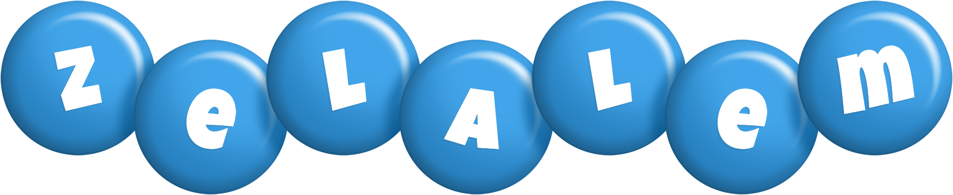 Zelalem candy-blue logo