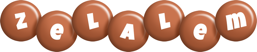 Zelalem candy-brown logo