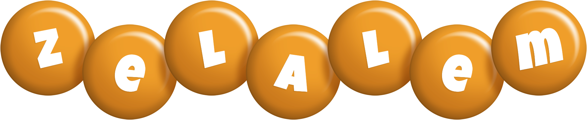 Zelalem candy-orange logo