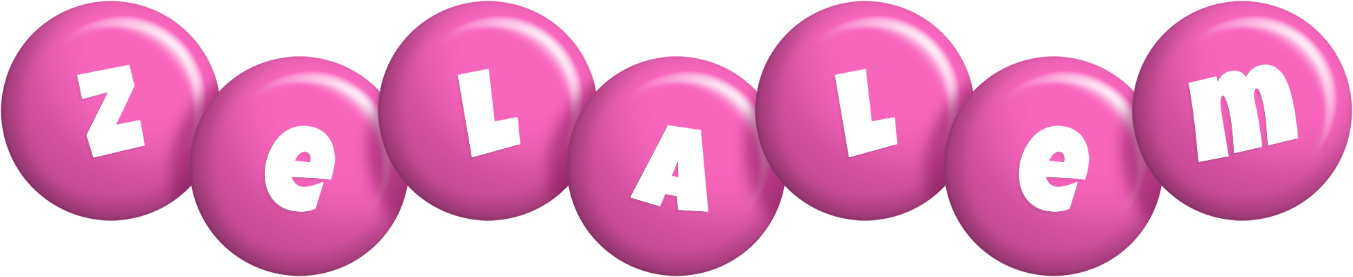 Zelalem candy-pink logo