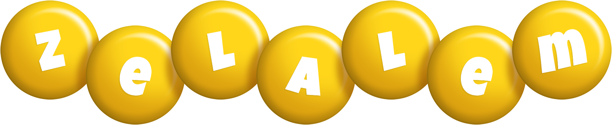 Zelalem candy-yellow logo