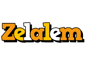 Zelalem cartoon logo