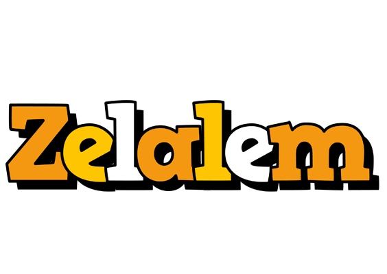 Zelalem cartoon logo