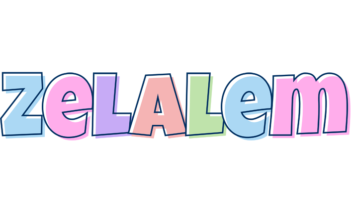 Zelalem pastel logo
