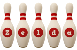 Zelda bowling-pin logo