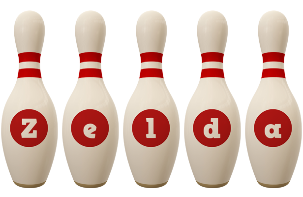 Zelda bowling-pin logo