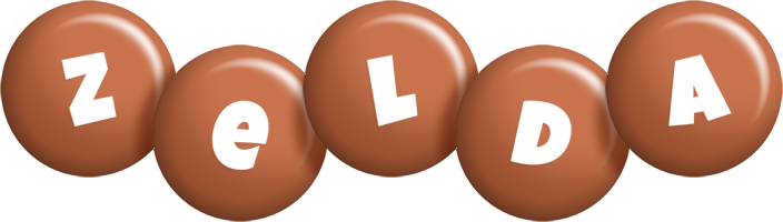 Zelda candy-brown logo