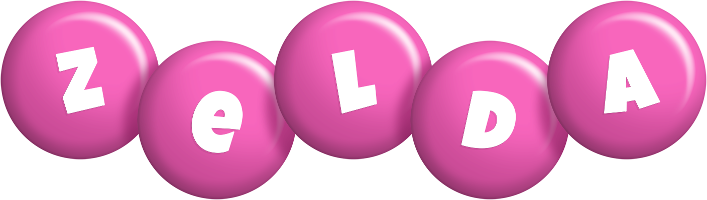 Zelda candy-pink logo