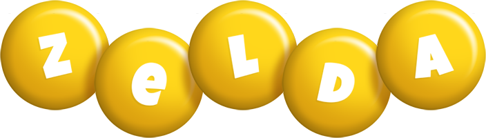 Zelda candy-yellow logo