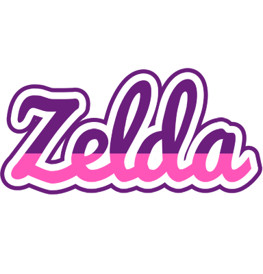 Zelda cheerful logo