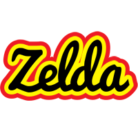 Zelda flaming logo