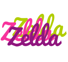 Zelda flowers logo