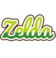 Zelda golfing logo