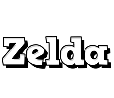 Zelda snowing logo