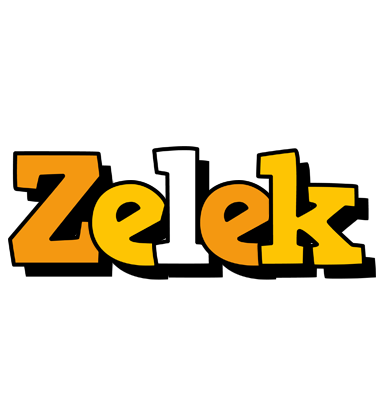Zelek cartoon logo