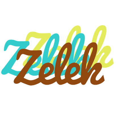 Zelek cupcake logo