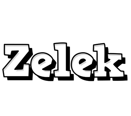 Zelek snowing logo